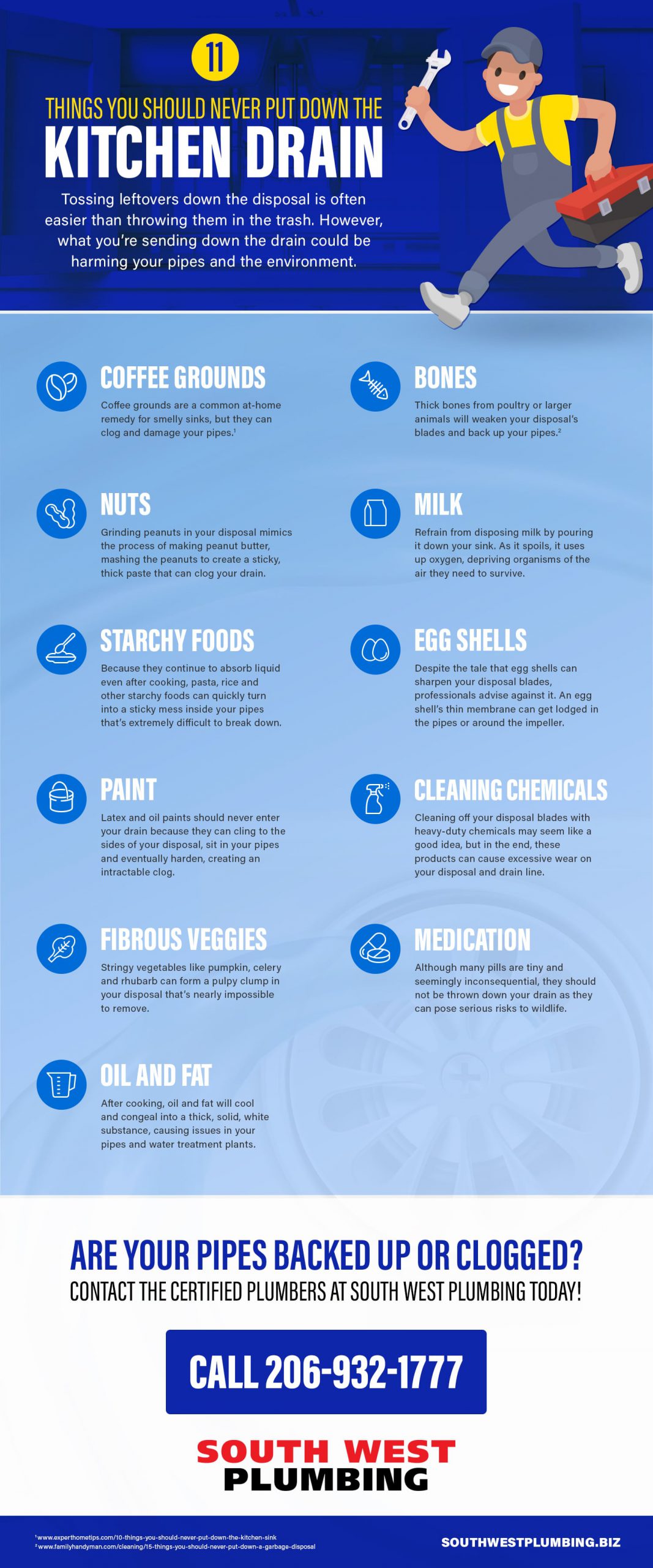  Things To Never Put In The Kitchen Drain  